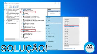 Como Corrigir ERRO Drivers de Vídeo e Monitor e Ajustar a Resolução da Tela no Windows 10, SOLUÇÃO!