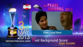 Pearl awards 2013...!!! Best Background score | Gopi Sunder