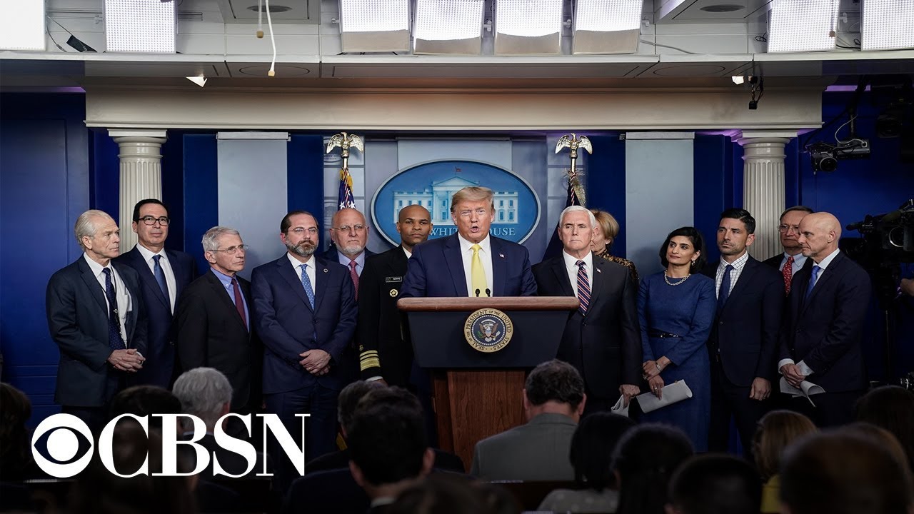 Watch live: President Trump and Coronavirus Task Force hold briefing at the White House