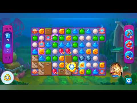 фишдом 2022 # 10577 уровень - прохождение без бустеров # Fishdom,  10577  level - no Boosters.