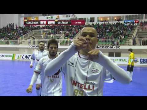 Gols Concórdia X Orlândia | 12ª Rodada | LNF 2016 (27/06/2016)