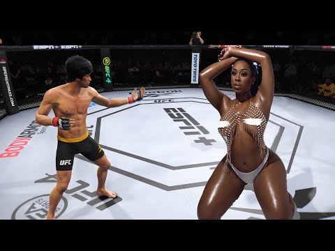 UFC4 Bruce Lee vs  Amazon Aimee EA Sports UFC 4