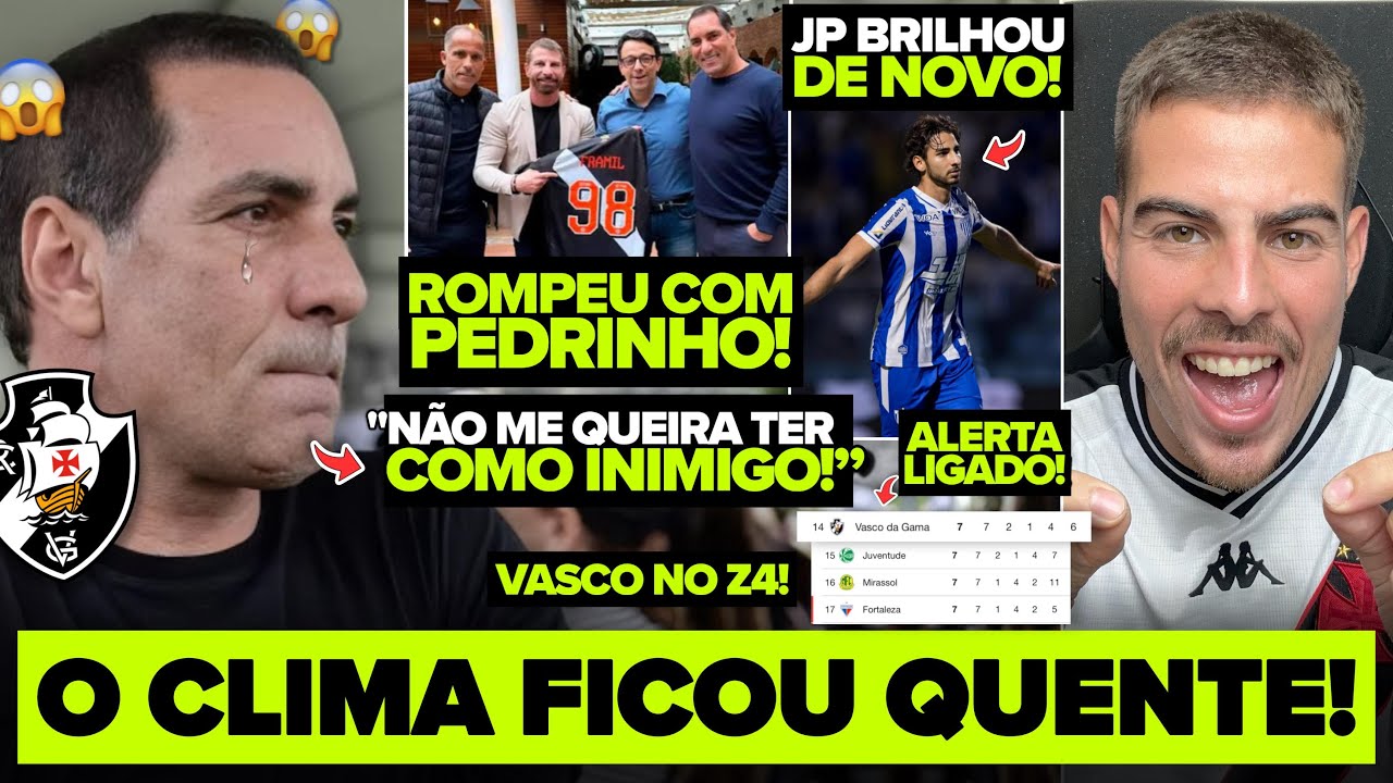 CLIMA FICOU QUENTE NO VASCO! EDMUNDO ATACA PEDRINHO E PROMETE OPOSIÇÃO! Z4 SE APROXIMA! E MUITO+