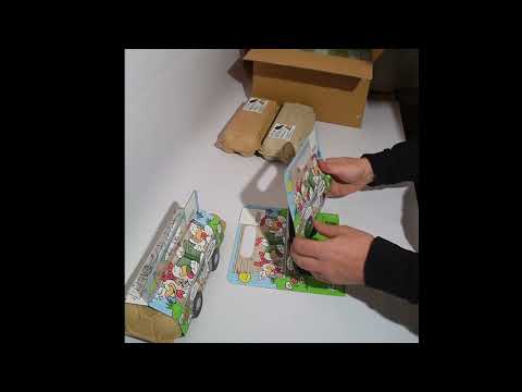 Banderole "Mobilstall" für Eierschachteln