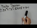 Factor Theorem Easy Grade 10
