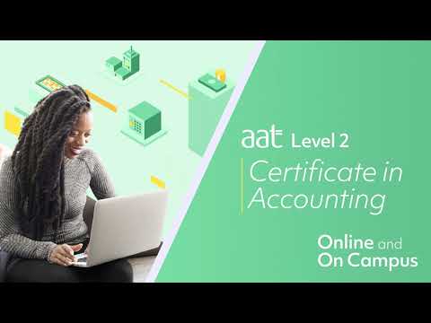 AAT Level 2 Accounting (Online and on campus) Introduction