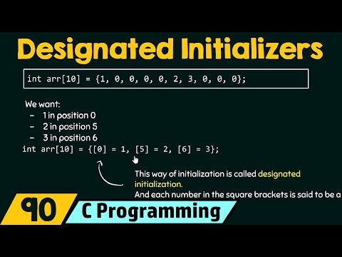 Designated Initialization of Arrays