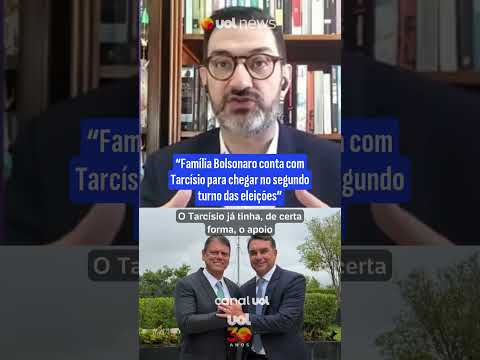 Família Bolsonaro conta com Tarcísio para chegar no segundo turno das eleições, diz professor