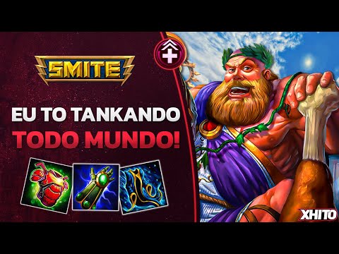 Esse combo TANKA muito mesmo! BACCHUS/BACO SUPORTE - ⚡ Smite BR Ranked Conquista