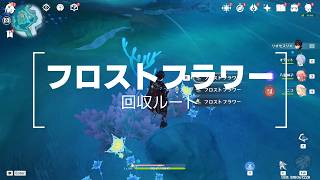 【原神】「フロストフラワー」回収ルート（スネージナヤ）