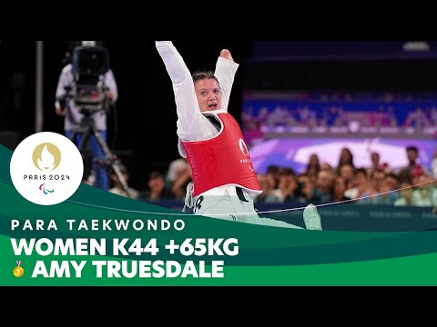 🥋💥 Victory for Amy Truesdale in Para Taekwondo Women K44 +65kg Final at #Paris2024
