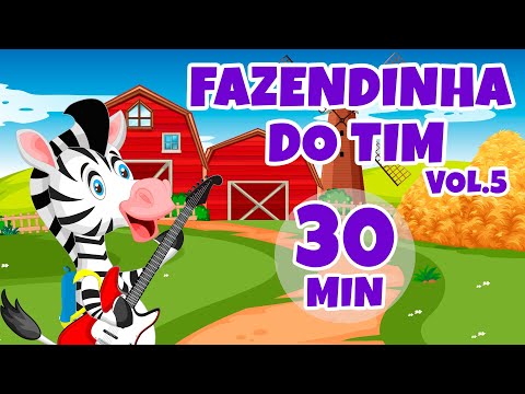 Fazendinha do Tim [clipe infantil] Vol. 5 - Giramille 30 min | Desenho Animado Musical