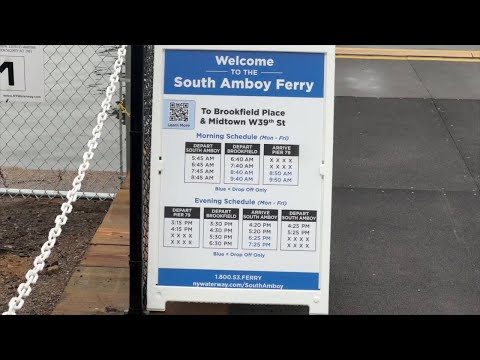 NJ South Amboy Receiving A New Ferry Service