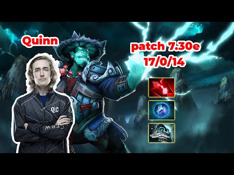 Quinn Storm Spirit Mid - DOTA 2 7.30e - MMR rank - Dota2 Gameplay [Learn To PRO dota2]