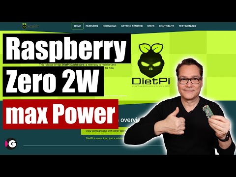 Raspberry Zero 2 W - maximum Performance mit DietPi - hole alles aus dem neuen Raspi Zero 2W heraus