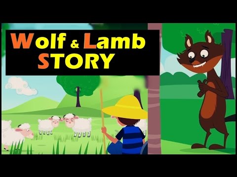 The Wolf and The Lamb Story | The Shepherd Boy and The Wolf Story