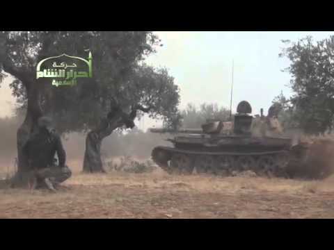 استهداف  قوات النظام من قبل حركة أحرار الشام الإسلامية في مدينة إدلب في محافظة إدلب