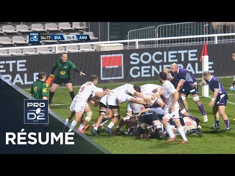 PRO D2 - Résumé Biarritz-Angoulême: 48-22 - J21 - Saison 2018/2019