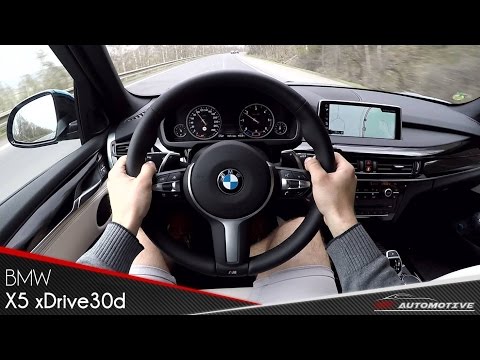 BMW X5 xDrive30d POV Test Drive + Acceleration 0 - 200 km/h