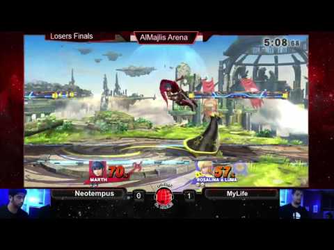 AlMajlis16: MyLiFe (Rosalina) vs NeoTempus (Marth, Mario) - LF