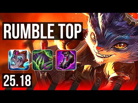 RUMBLE vs CAMILLE (TOP) | EUW Diamond | 25.18