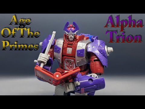 Chuck's Reviews Transformers Age of the Primes Alpha Trion