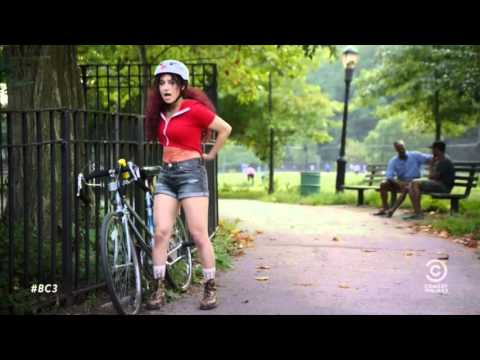 Ilana bikes and tweets