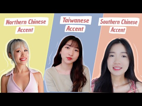 ONE sentence, THREE different Mandarin accents