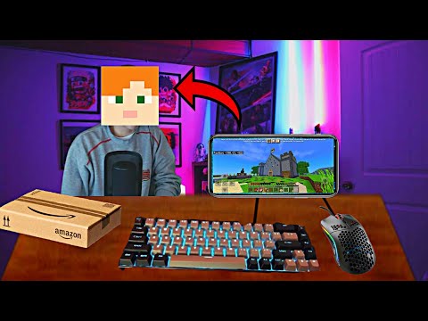 Alex Minecraft - HOW TO PLAY MINECRAFT PE WITH KEYBOARD AND MOUSE  || MCPE WITH KEYBOARD AND MOUSE FOR FIRST TIME 😍