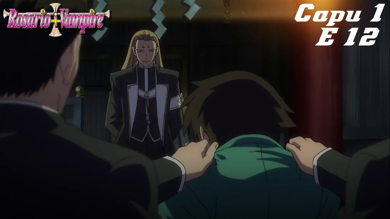 Rosario † Vampire - Capu1 Episode 12 - Security Committee and a Vampire (English/HD)