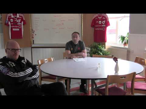 Presskonferens efter Degerfors IF-GAIS