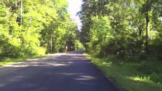 preview picture of video 'Dutchess Rail Trail Bike Ride- Hopewell Junction To Poughkeepsie'