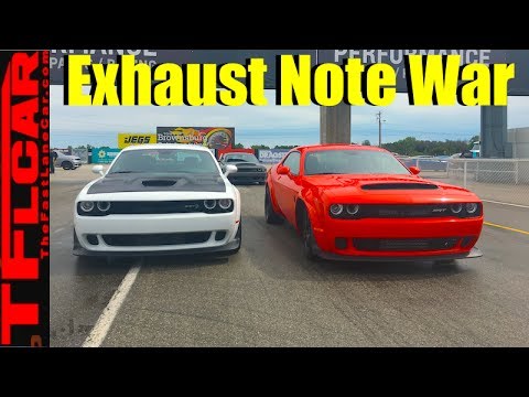 2018 Dodge Demon vs Hellcat Wide Body: Which One Sounds Better?