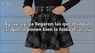 Las Que Se Ponen Bien la Falda - María José  ft Ivy Queen | Letra ~MB~