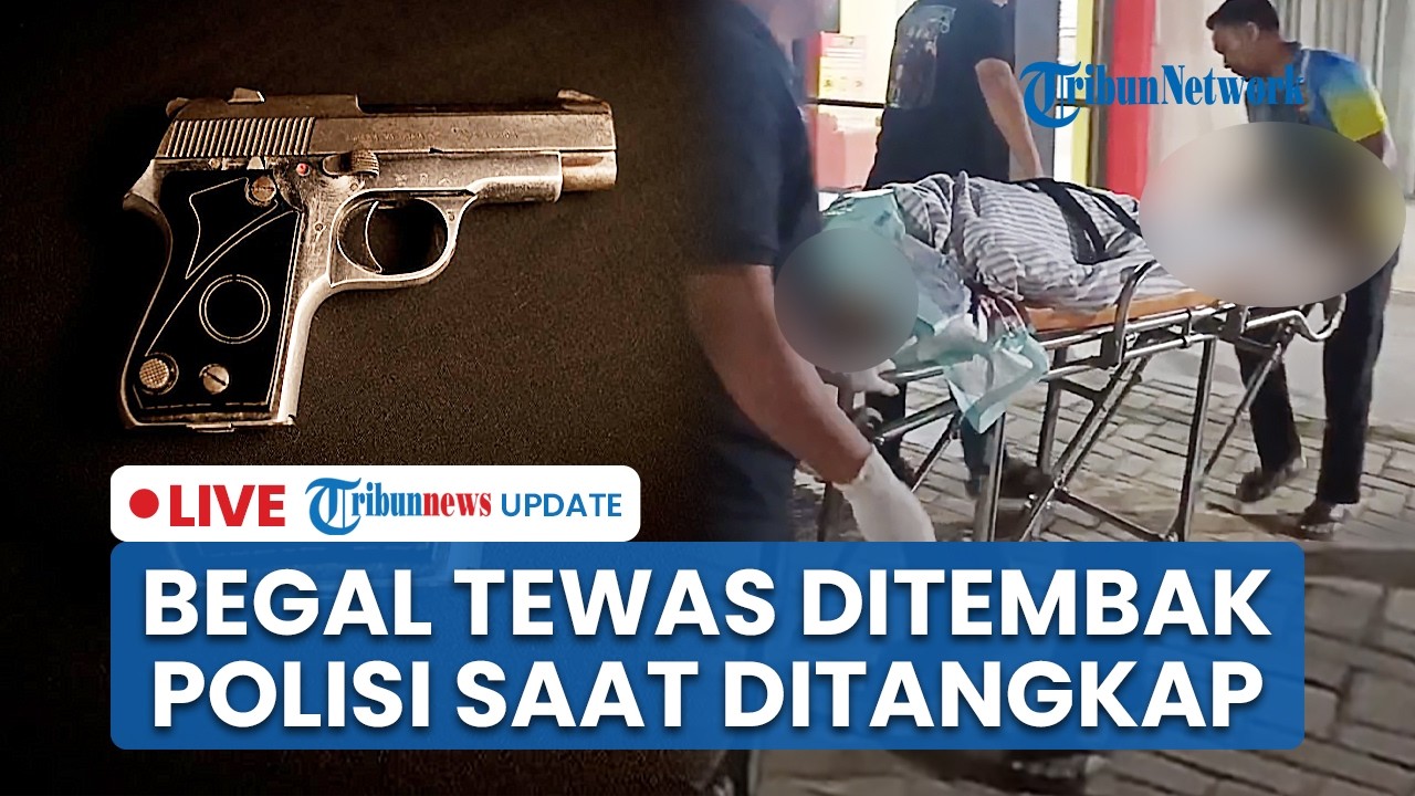 LIVE: Pelaku Curanmor Tewas Ditembak Mati oleh Polisi di Lampung seusai Melawan saat Ditangkap