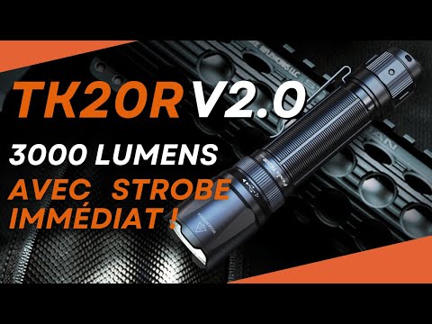 Fenix TK20R V2.0 – Torche tactique 3000 lumens & portée 475 m