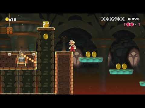 [ASMBU] 4-4 Jr.'s Para-Castle by Anna Yuna - Super Mario Maker - No Commentary 1bq
