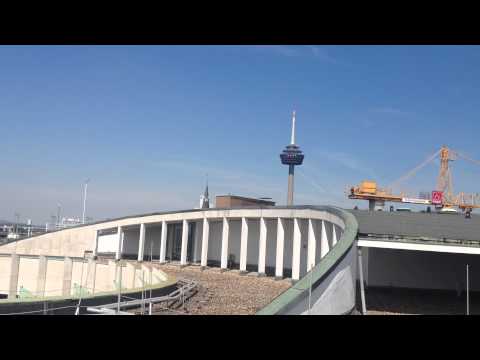 Mein Köln Ein Blick über Köln vom Dach des Gerling Rundbaus