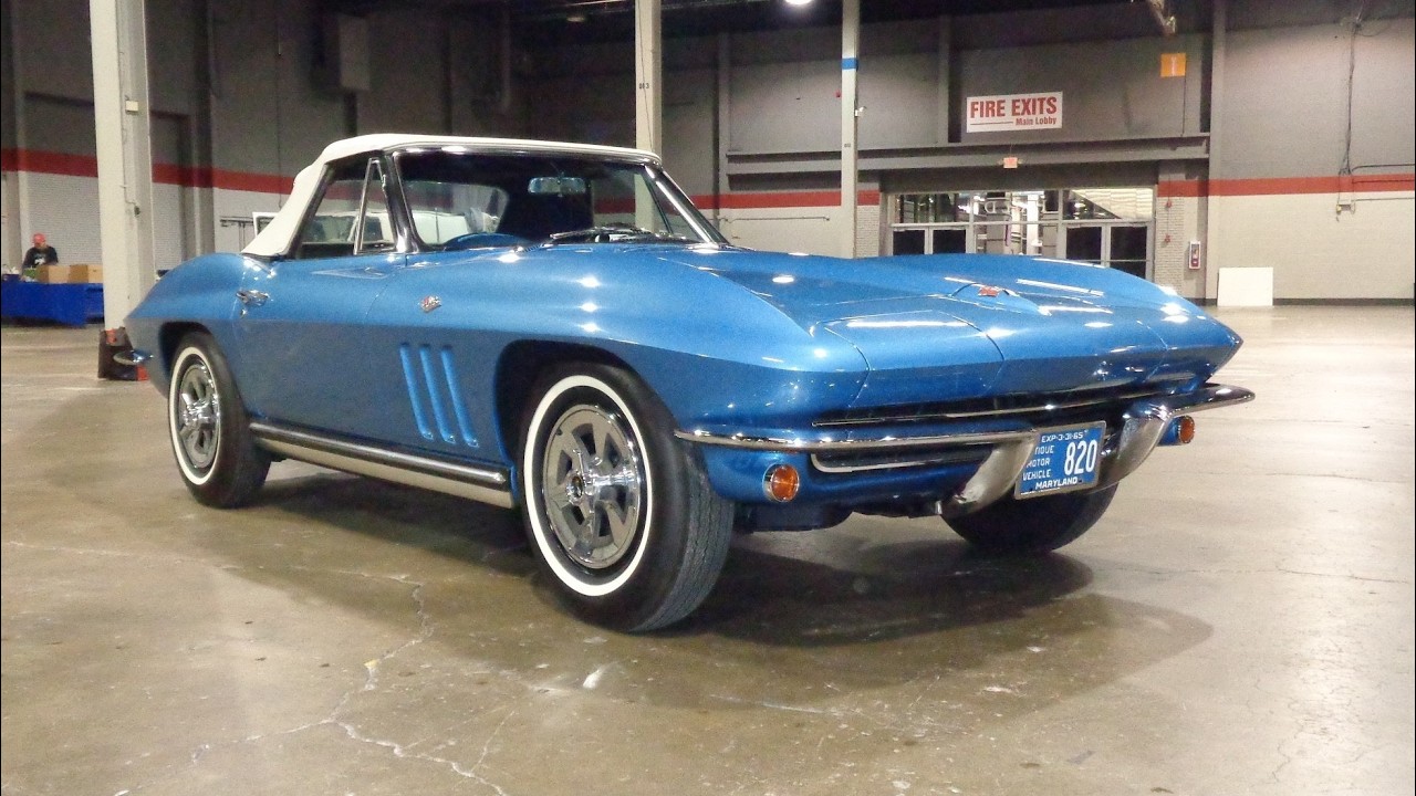 1965 Corvette Is a Top Flight Time Capsule With 17k Miles, First