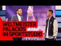 Exequiel Palacios besucht das ZDF Sportstudio | Behind the scenes