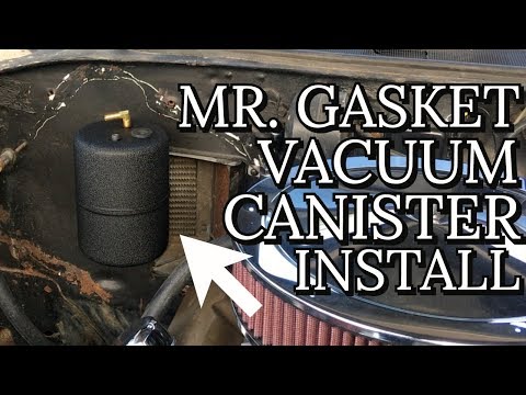 Mr Gasket Vacuum Canister Install - How to get more brake pressure