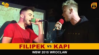 Filipek 🆚 Kapi 🎤 WBW 2015 Wrocław (freestyle rap battle)