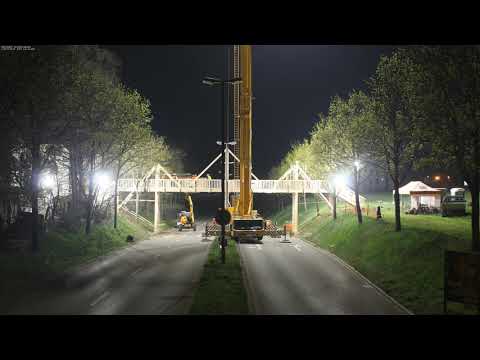 NOSJF 19 - Aufbau der Jodlerbrücke Winterthur Wülflingen - kommentarlos