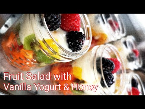 Fruit Salad Recipe / How to make fresh fruit salad in a jar / easy recipe