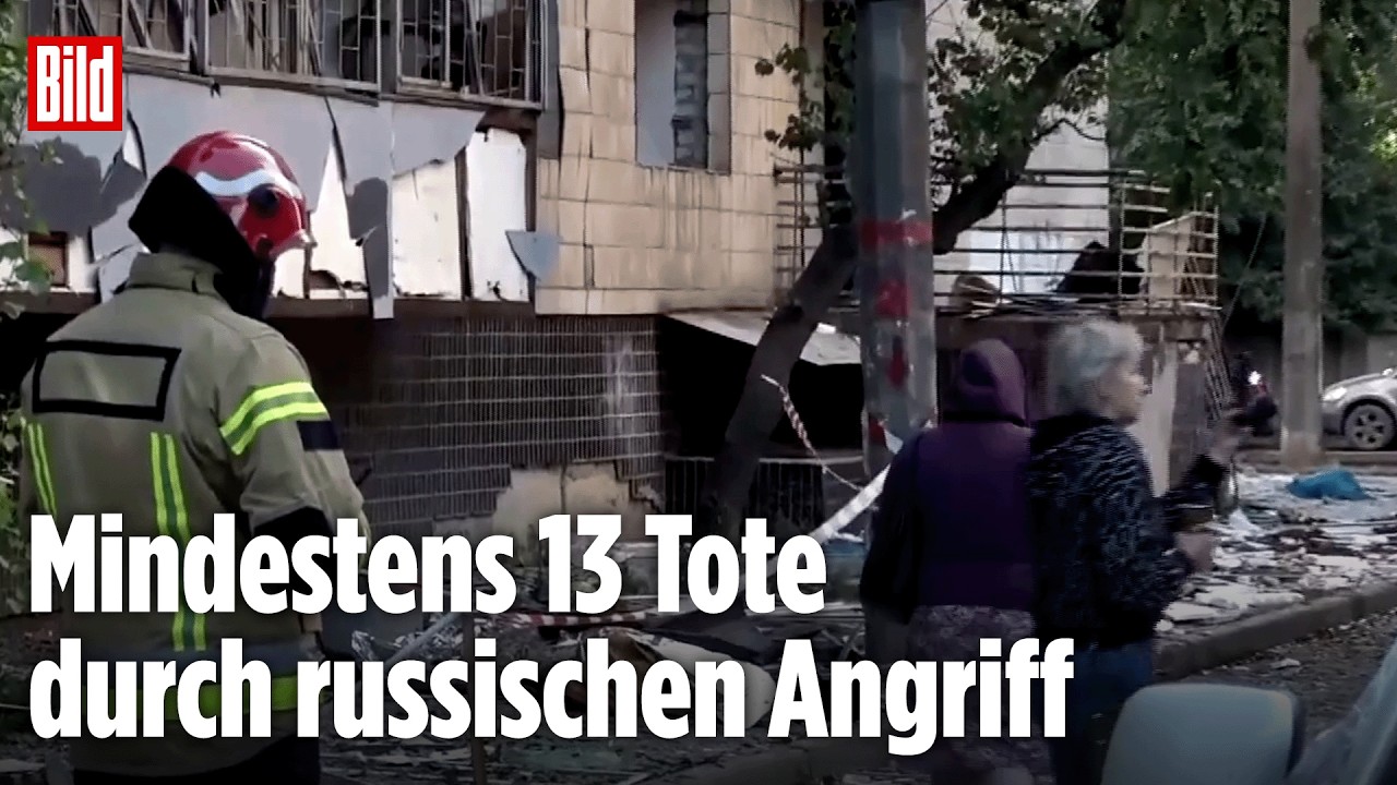 UKRAINE-KRIEG: Schwerer Russen-Angriff auf Kiew! Kampfdrohnen im Einsatz