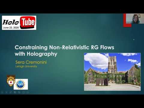S. Cremonini (U. Lehigh) on Holography and Non-relativistic RG flows