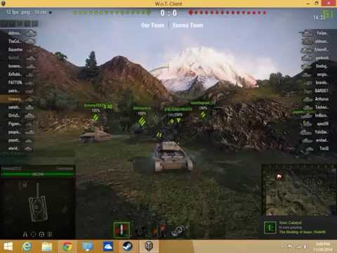 World of Tanks "Hidden Village" Map Beautiful Mountain