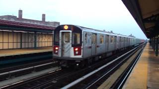 preview picture of video 'IRT Pelham Line: R142A 6 Express Train at St Lawrence Ave (PM Rush Hour)'
