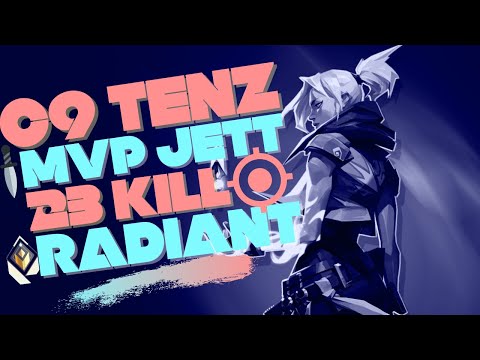 C9 TENZ MVP JETT GAMEPLAY ON ASCENT - VALORANT