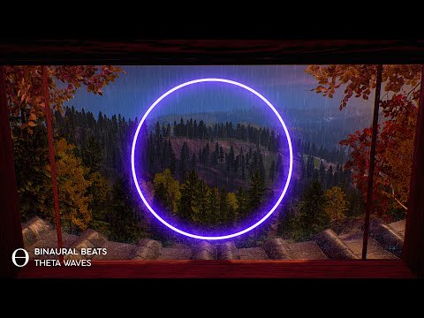 POWERFUL THETA || 5.2Hz + Heavy Rain 🌧 Healing DEEP Sleep Music